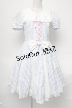 画像1: Angelic Pretty / Airyストライプワンピース  サックスｘ白 S-25-04-05-074-AP-OP-AS-ZS