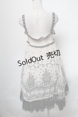 画像2: axes femme / フロッキーシフォンチュニック  キナリ S-25-04-05-079-AX-OP-HR-ZS