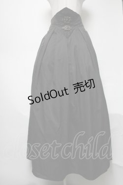画像1: DARK IN LOVE / Gothic retro pattern long skirt M 黒 S-25-04-05-081-PU-SK-HR-ZS