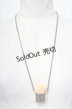 画像2: Q-pot. / Q-pot. ダイナーラッキーフレンチフライネックレス  ゴールド S-25-04-05-011-QP-AC-AS-ZS