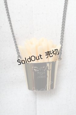 画像3: Q-pot. / Q-pot. ダイナーラッキーフレンチフライネックレス  ゴールド S-25-04-05-011-QP-AC-AS-ZS