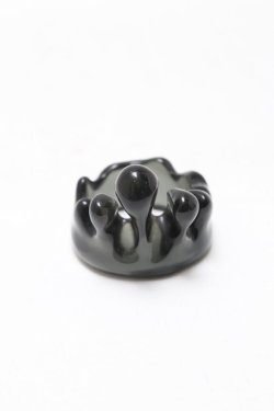 画像2: Q-pot. / クリアブラックメルトリング 16 黒 S-25-04-05-002-QP-AC-AS-ZS