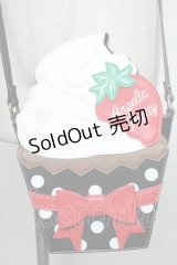 Angelic Pretty / Strawberry Cupcakeショルダーバッグ  黒 S-25-04-05-018-AP-BG-AS-ZS