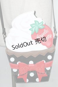 Angelic Pretty / Strawberry Cupcakeショルダーバッグ  黒 S-25-04-05-018-AP-BG-AS-ZS