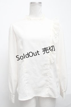 画像1: an another angelus / レースフリルブラウス  オフ S-25-04-05-023-CA-BL-AS-ZS