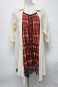 axes femme / 重ね着風チュニック  オフ S-25-04-05-026-AX-TO-HR-ZI