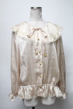 画像1: an another angelus / フリル襟ブラウス  オフ S-25-04-05-027-CA-BL-AS-ZS