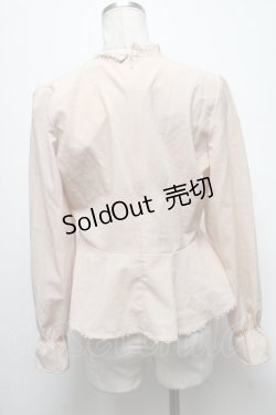画像2: an another angelus / ペプラムブラウス  ベージュ S-25-04-05-028-CA-BL-HR-ZS