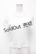 Fi.n.t / シフォン袖カットソー  サックス S-25-04-05-031-CA-TO-HR-ZS