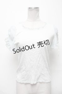 Fi.n.t / シフォン袖カットソー  サックス S-25-04-05-031-CA-TO-HR-ZS