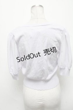 画像2: Fi.n.t / ハートカットワーク半袖カーディガン  ラベンダー S-25-04-05-032-CA-TO-HR-ZS