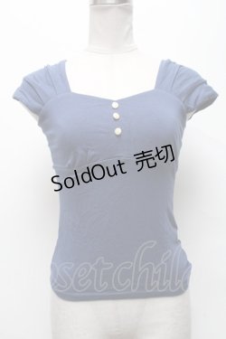 画像1: an another angelus / ビスチェ風カットソー  紺 S-25-04-05-038-CA-TO-HR-ZS