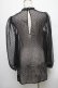 画像2: E hyphen world gallery / ドットシフォントップス  黒 S-25-04-05-043-LO-TO-AS-ZS (2)
