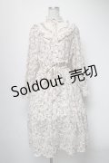 axes femme / フリル花柄ロングワンピース  キナリ S-25-04-06-058-AX-OP-HR-ZS