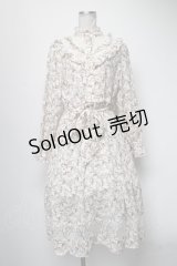 axes femme / フリル花柄ロングワンピース  キナリ S-25-04-06-058-AX-OP-HR-ZS