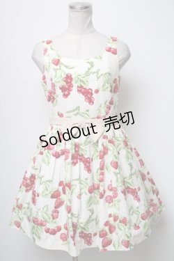画像1: MILK / CHERRY gardenドレス  オフ S-25-04-06-059-ML-OP-AS-ZS