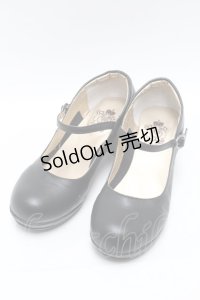 YOSUKE / 厚底ストラップパンプス  黒 S-25-04-06-005-PU-SH-HR-ZS