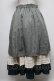 画像2: axes femme POETIQUE / 異素材ティアードフリルスカート  グリーン S-25-04-06-078-AX-SK-HR-ZS (2)