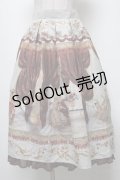 axes femme NOSTALGIE / 絵画柄スカート  ブラウン S-25-04-06-080-AX-SK-HR-ZS