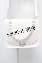 axes femme POETIQUE / リボン刺繍バッグ  ベージュ S-25-04-06-008-AX-BG-HR-ZS