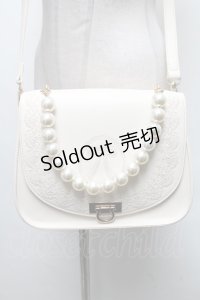 axes femme POETIQUE / リボン刺繍バッグ  ベージュ S-25-04-06-008-AX-BG-HR-ZS