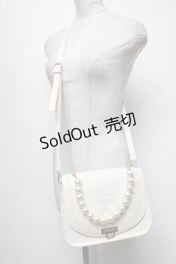 画像2: axes femme POETIQUE / リボン刺繍バッグ  ベージュ S-25-04-06-008-AX-BG-HR-ZS