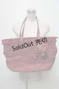 m petit by misako / リボントートバッグ  ワイン S-25-04-06-011-LO-BG-AS-ZS