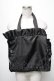 画像2: axes femme POETIQUE / 刺繍サテントートバッグ  黒 S-25-04-06-013-AX-BG-HR-ZS (2)