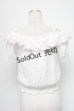 画像2: Secret Honey / オフショルトップス  白 S-25-04-06-015-CA-TO-AS-ZS