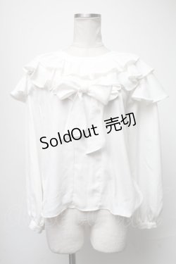 画像1: MILK / Kittenブラウス  白 S-25-04-06-016-ML-TO-AS-ZS