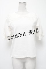 m petit by misako / NINA'sコラボ襟付きプルオーバー  オフ S-25-04-06-018-LO-TO-AS-ZS
