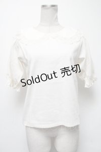 m petit by misako / NINA'sコラボ襟付きプルオーバー  オフ S-25-04-06-018-LO-TO-AS-ZS
