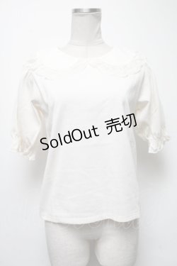 画像1: m petit by misako / NINA'sコラボ襟付きプルオーバー  オフ S-25-04-06-018-LO-TO-AS-ZS