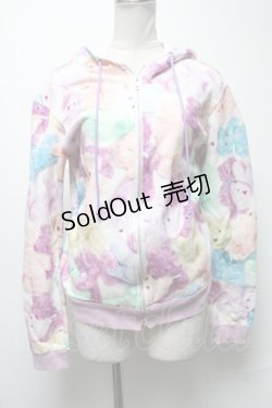 画像1: MILKBOY / LOVE BEARパーカー  ピンク S-25-04-06-020-MB-TO-AS-ZI