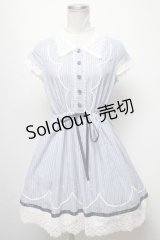MILK / ストライプワンピース  サックス S-25-04-06-025-ML-OP-AS-ZS