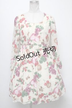 画像1: 【SALE】MILK / フランボワーズドレス  オフ S-25-04-06-031-ML-OP-AS-ZT425