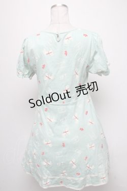 画像2: Fi.n.t / メリーゴーランド柄カットワンピース  ミント S-25-04-06-033-CA-OP-HR-ZS
