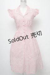 MILK / リリカ dress  赤ｘ白 S-25-04-06-035-ML-OP-AS-ZS
