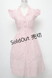 MILK / リリカ dress  赤ｘ白 S-25-04-06-035-ML-OP-AS-ZS