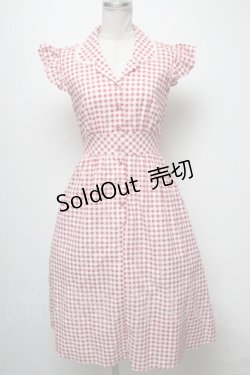 画像1: MILK / リリカ dress  赤ｘ白 S-25-04-06-035-ML-OP-AS-ZS