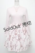 MILK / レッドシューズワンピース  ピンク S-25-04-06-036-ML-OP-AS-ZS