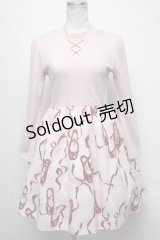 MILK / レッドシューズワンピース  ピンク S-25-04-06-036-ML-OP-AS-ZS