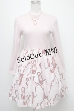 画像1: MILK / レッドシューズワンピース  ピンク S-25-04-06-036-ML-OP-AS-ZS