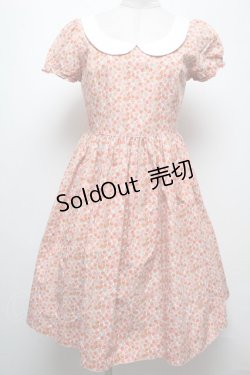 画像1: Emily Temple cute / いちごワンピース  ピンク S-25-04-06-041-ET-OP-AS-ZS