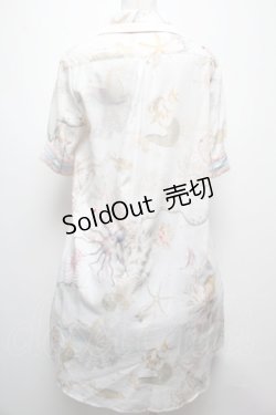 画像2: MILK / sea creaturesシャツワンピース  オフ S-25-04-06-042-ML-OP-AS-ZS
