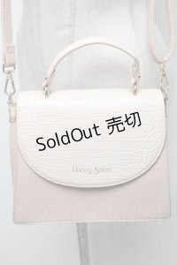 HONEY SALON / レザーハンドバッグ  ベージュ S-25-04-07-005-EL-BG-HR-ZT-K018