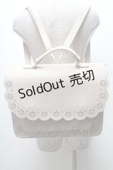 m petit by misako / スカラップ被せの3WAYバッグ  ベージュ S-25-04-07-006-LO-BG-HR-ZT-K010