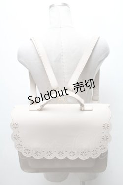 画像2: m petit by misako / スカラップ被せの3WAYバッグ  ベージュ S-25-04-07-006-LO-BG-HR-ZT-K010