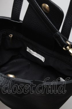 画像4: m petit by misako / AMスカラップ2WAYバッグ  黒 S-25-04-07-001-LO-BG-AS-ZT-K010