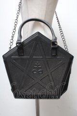 KILL STAR / 五芒星型ショルダーバッグ  黒 S-25-04-07-011-SL-BG-HR-ZS